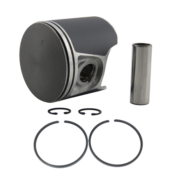 Piston Kit for Sea-Doo 720 with piston laying on its side