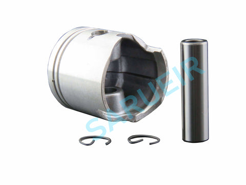 (0.50) Piston Kit 12110-93130 with 2mm Piston Ring for Suzuki Outboard DT9.9 DT15