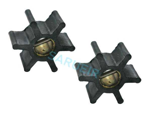 Set of 2 Impeller 833995, 875583-7, 18-3076 for Volvo Penta Diesel 2001BG 2003AG