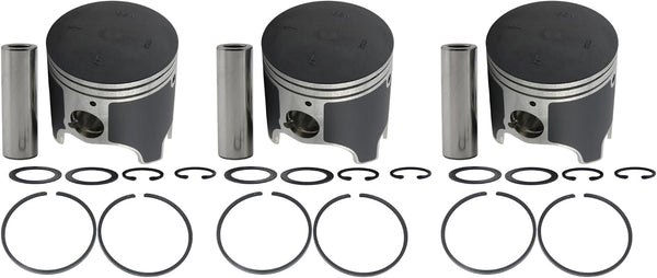 66V-11635-00 Oversize 0.25 Piston Kit For Yamaha Waverunner GP XLT 1200 PV PWC 1999-2005